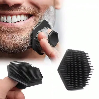 Silicone Face Scrubber – Mini Facial Cleansing Brush for Deep Pore Cleaning