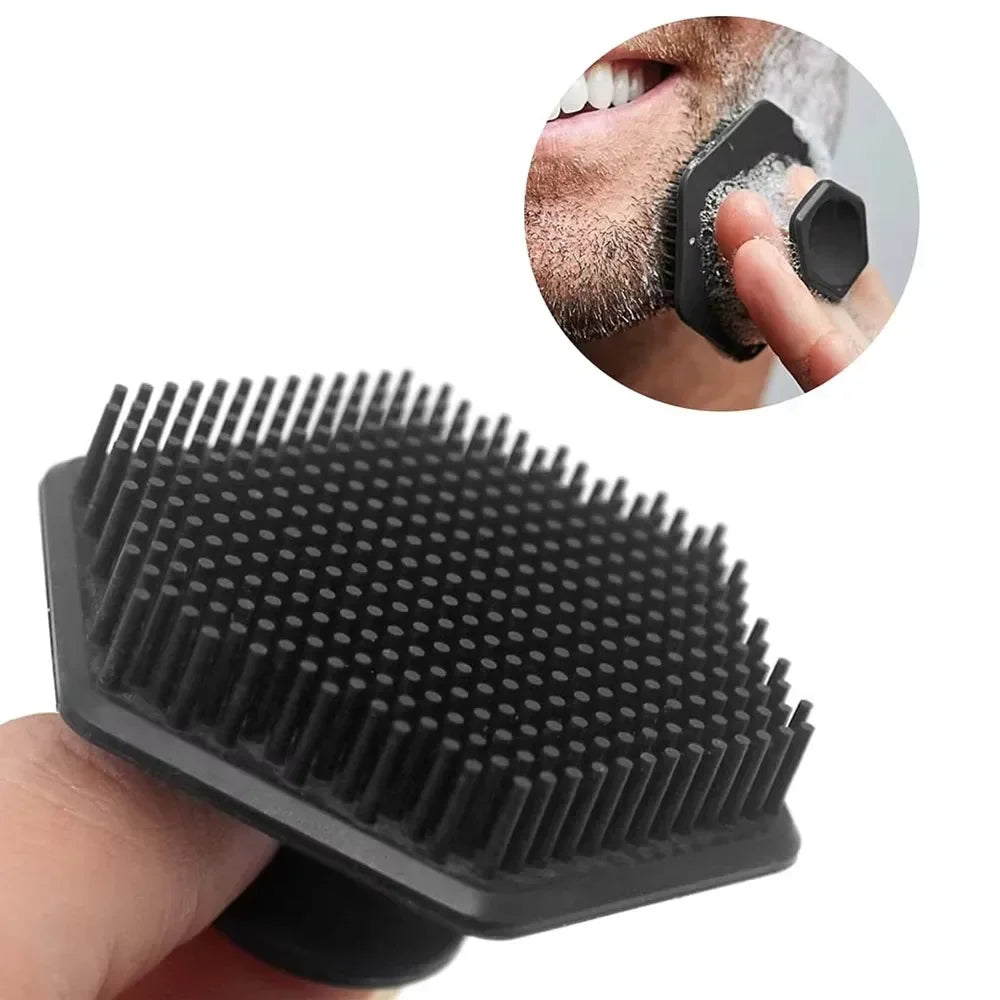 Silicone Face Scrubber – Mini Facial Cleansing Brush for Deep Pore Cleaning