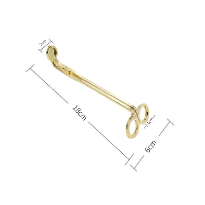 Stainless Steel Candle Wick Extinguisher – Portable Candle Care Scissors & Hook Tool