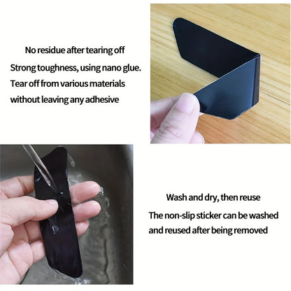 Multi-Pack Carpet Non-Slip Sticker Pads – 16 or 8pcs Washable Rug Anti-Curling Floor Tape Grippers