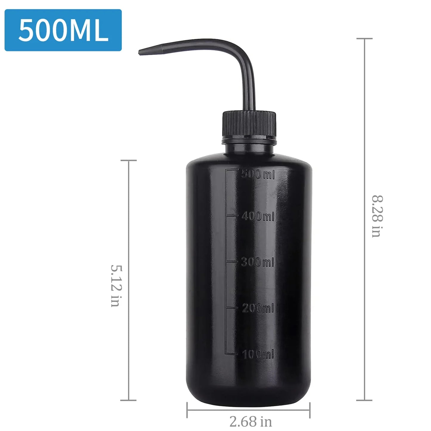 Tattoo Wash Bottle – Safety Squeeze Bottle for Water Rinse & Plant Irrigation