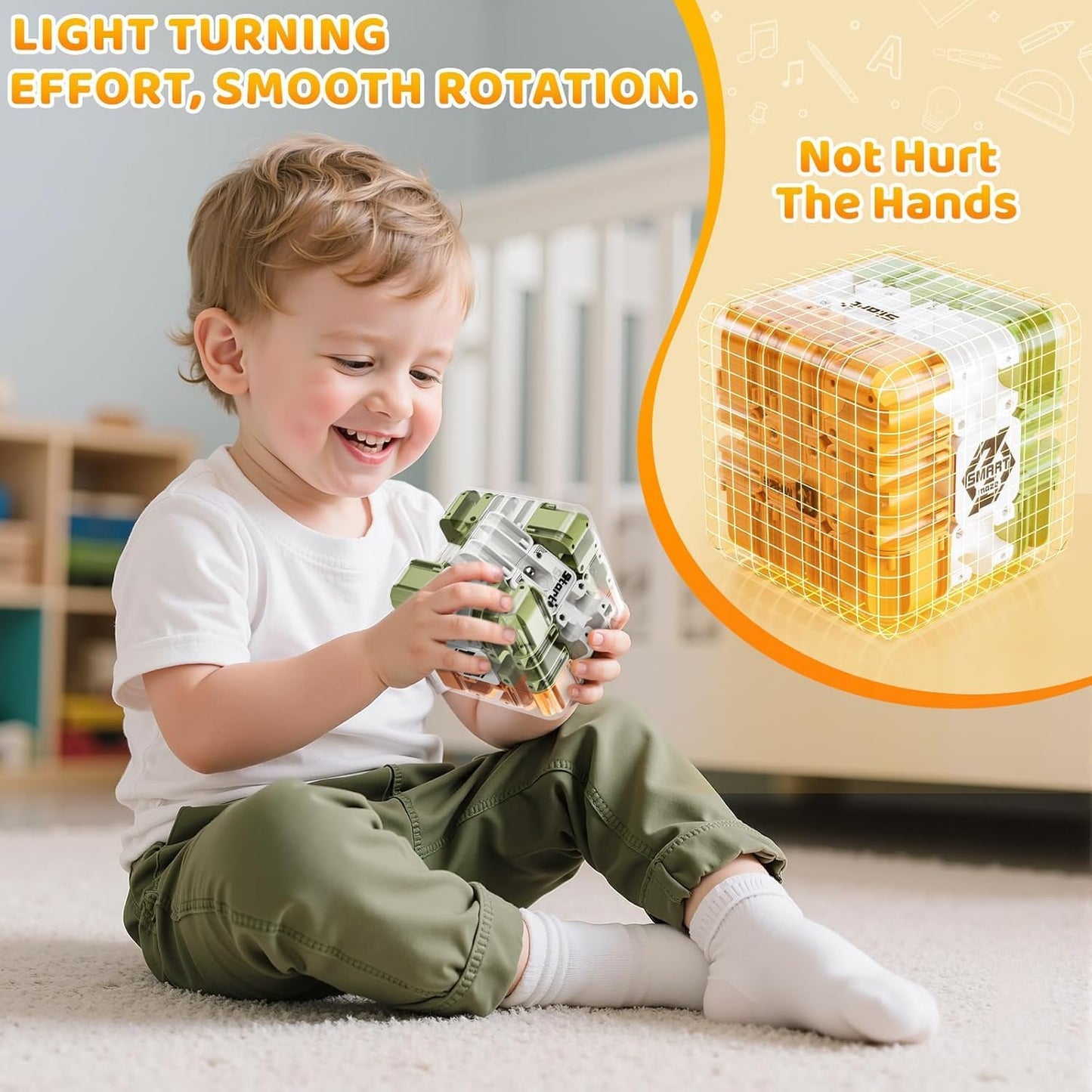 Large Labyrinth 3D Puzzle Maze Cube - Engaging Brain Teaser Toy