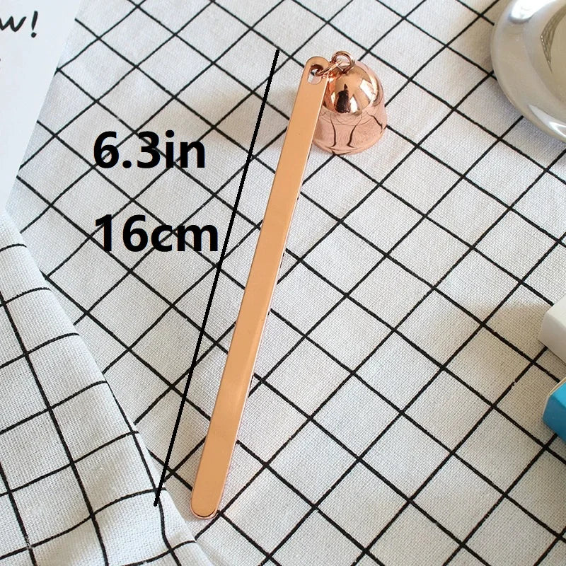 Stainless Steel Candle Wick Extinguisher – Portable Candle Care Scissors & Hook Tool
